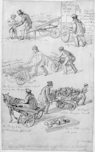 Street Traders, London by George Snr Scharf